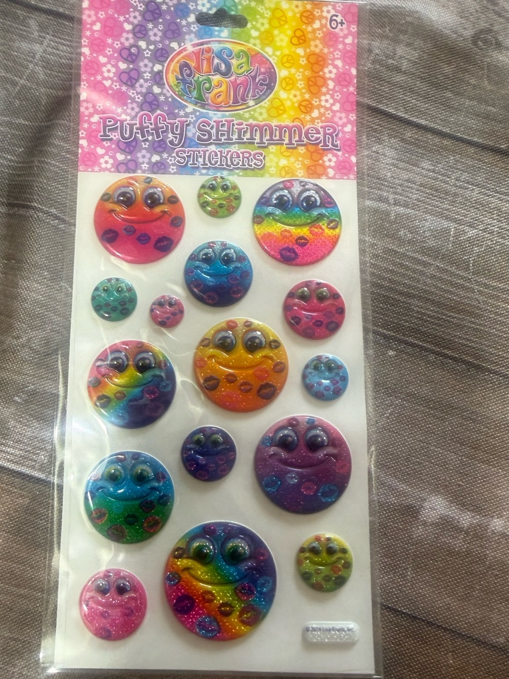 Lisa Frank sticker sheet
